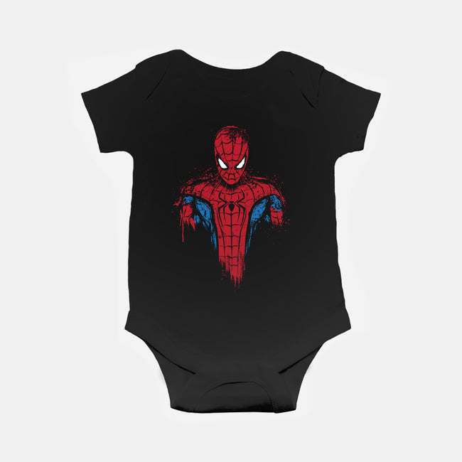 A New Day Spider-Baby-Basic-Onesie-DrMonekers