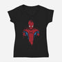 A New Day Spider-Womens-V-Neck-Tee-DrMonekers
