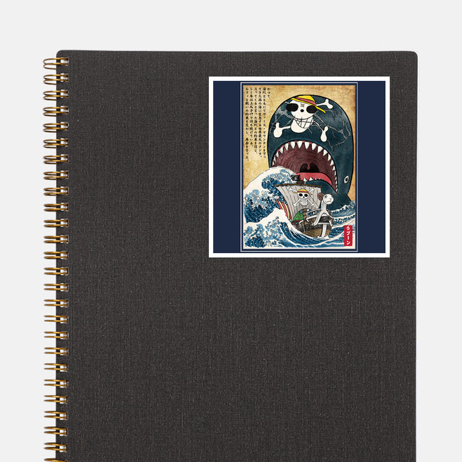 Goodbye Laboon Woodblock-None-Glossy-Sticker-DrMonekers