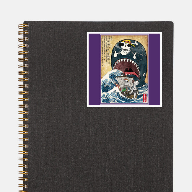 Goodbye Laboon Woodblock-None-Glossy-Sticker-DrMonekers