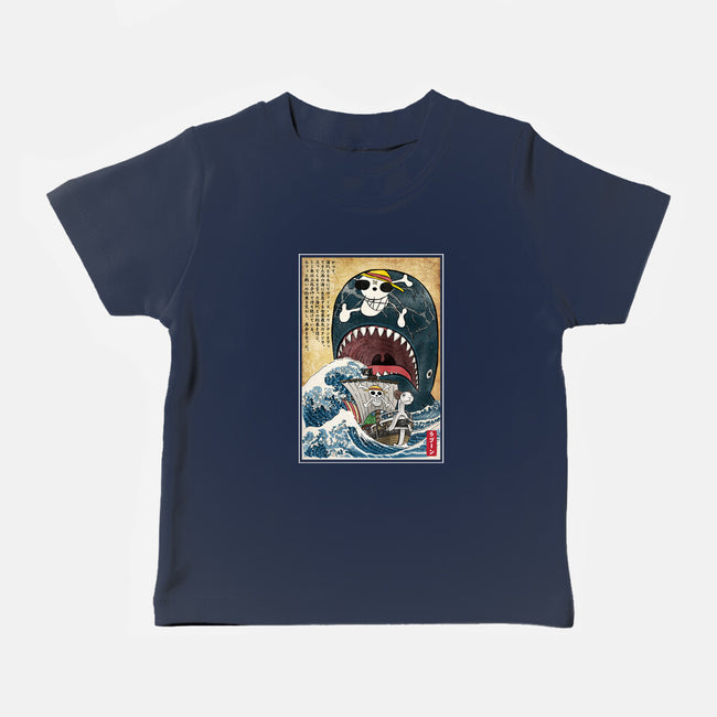Goodbye Laboon Woodblock-Baby-Basic-Tee-DrMonekers