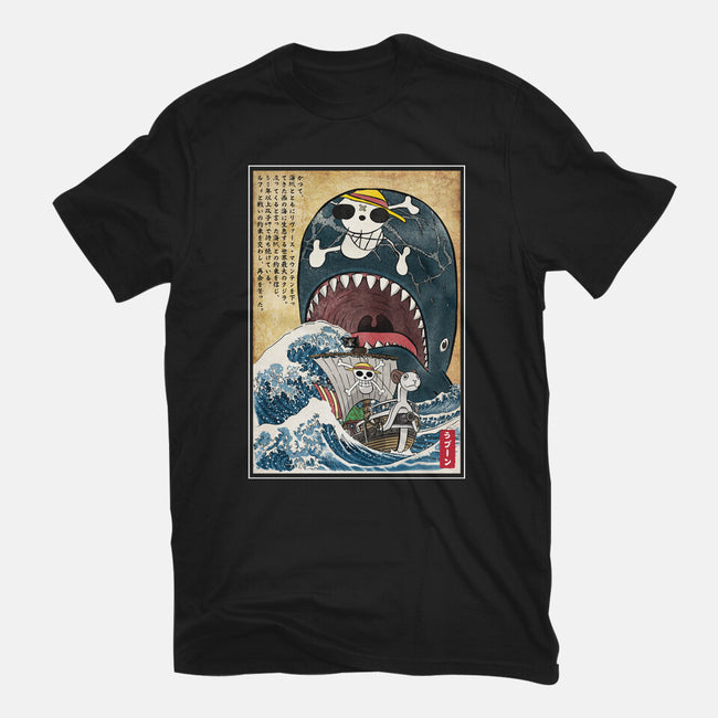 Goodbye Laboon Woodblock-Womens-Fitted-Tee-DrMonekers