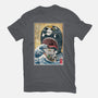 Goodbye Laboon Woodblock-Womens-Fitted-Tee-DrMonekers