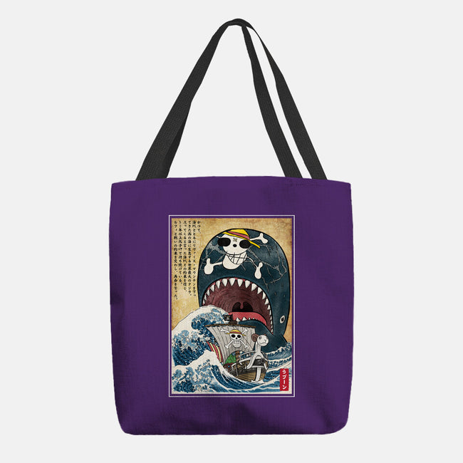 Goodbye Laboon Woodblock-None-Basic Tote-Bag-DrMonekers
