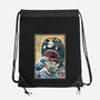 Goodbye Laboon Woodblock-None-Drawstring-Bag-DrMonekers