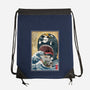 Goodbye Laboon Woodblock-None-Drawstring-Bag-DrMonekers