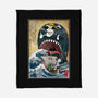 Goodbye Laboon Woodblock-None-Fleece-Blanket-DrMonekers