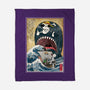 Goodbye Laboon Woodblock-None-Fleece-Blanket-DrMonekers