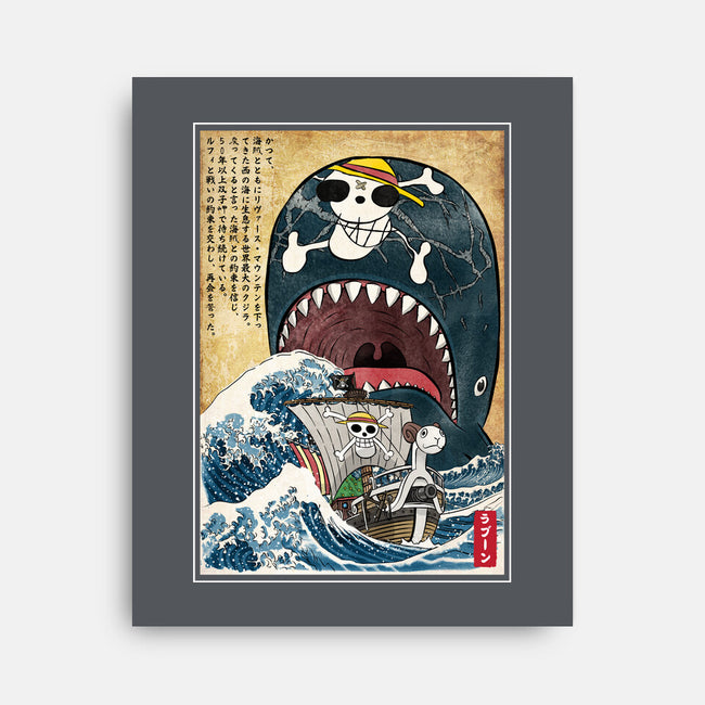Goodbye Laboon Woodblock-None-Stretched-Canvas-DrMonekers