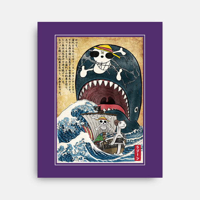Goodbye Laboon Woodblock-None-Stretched-Canvas-DrMonekers