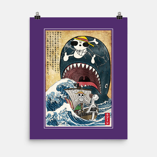 Goodbye Laboon Woodblock-None-Matte-Poster-DrMonekers