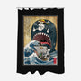 Goodbye Laboon Woodblock-None-Polyester-Shower Curtain-DrMonekers