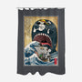 Goodbye Laboon Woodblock-None-Polyester-Shower Curtain-DrMonekers