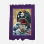 Goodbye Laboon Woodblock-None-Polyester-Shower Curtain-DrMonekers