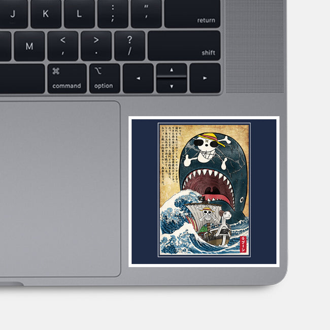 Goodbye Laboon Woodblock-None-Glossy-Sticker-DrMonekers