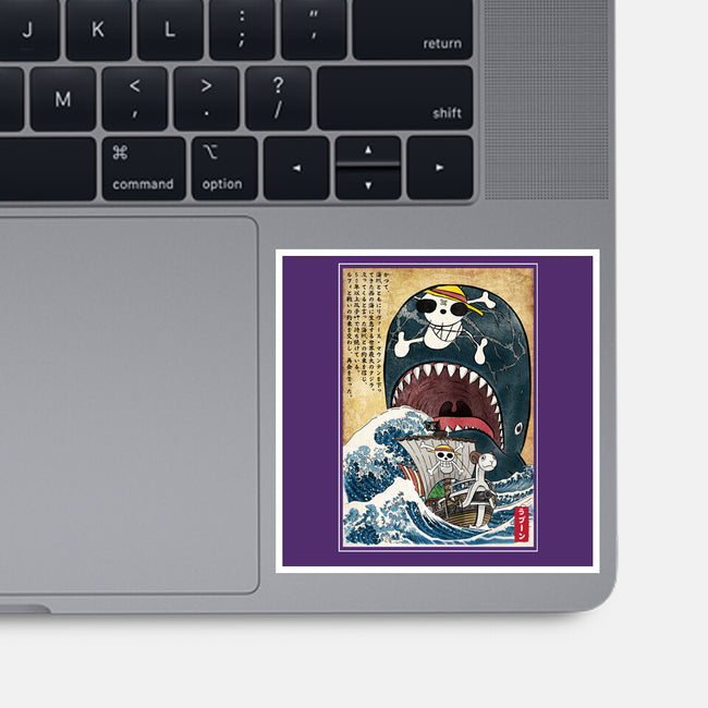 Goodbye Laboon Woodblock-None-Glossy-Sticker-DrMonekers