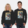 Goodbye Laboon Woodblock-Unisex-Crew Neck-Sweatshirt-DrMonekers
