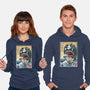 Goodbye Laboon Woodblock-Unisex-Pullover-Sweatshirt-DrMonekers