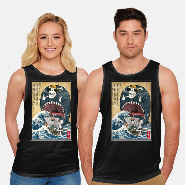 Goodbye Laboon Woodblock-Unisex-Basic-Tank-DrMonekers