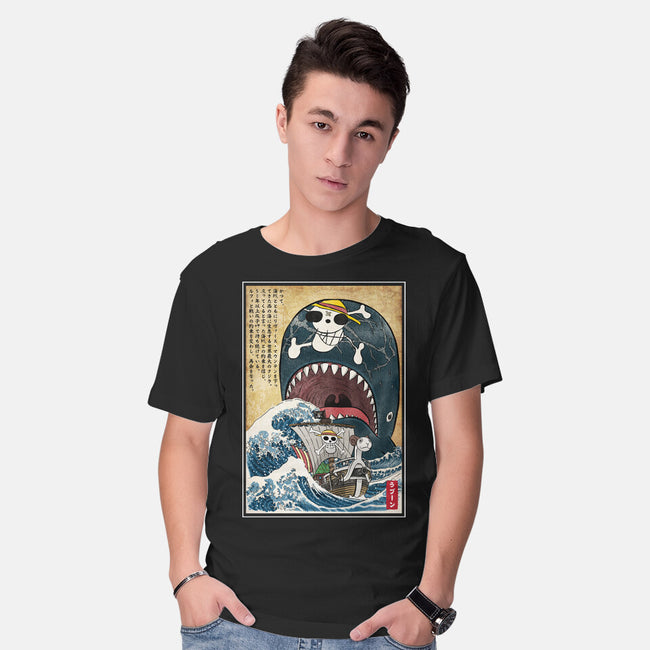 Goodbye Laboon Woodblock-Mens-Basic-Tee-DrMonekers