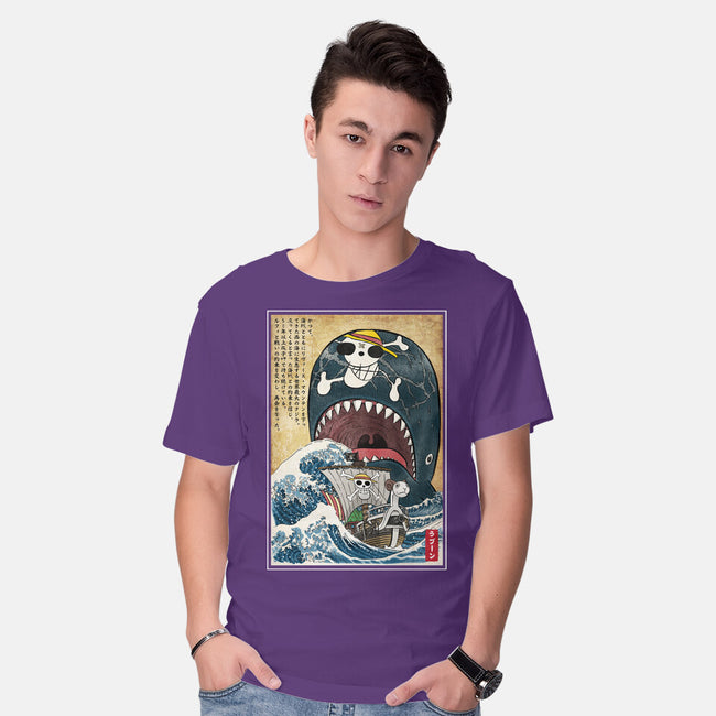 Goodbye Laboon Woodblock-Mens-Basic-Tee-DrMonekers