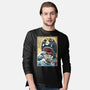 Goodbye Laboon Woodblock-Mens-Long Sleeved-Tee-DrMonekers