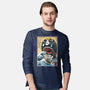 Goodbye Laboon Woodblock-Mens-Long Sleeved-Tee-DrMonekers