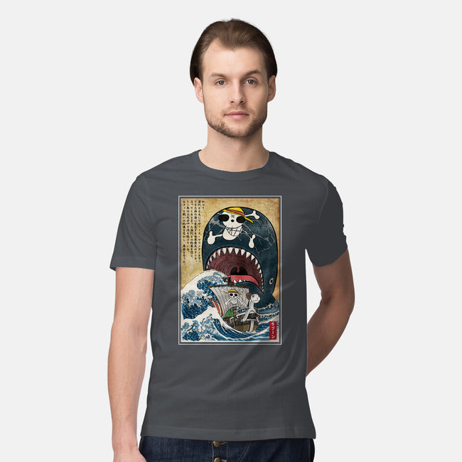 Goodbye Laboon Woodblock-Mens-Premium-Tee-DrMonekers