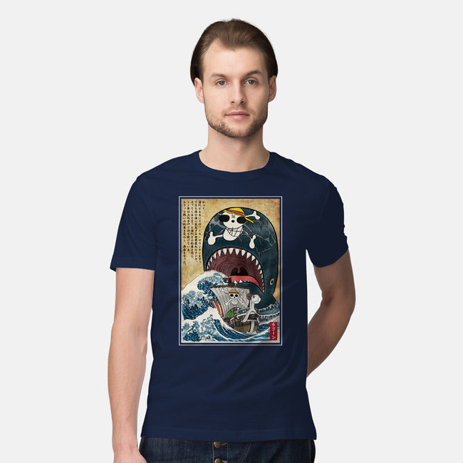 Goodbye Laboon Woodblock-Mens-Premium-Tee-DrMonekers