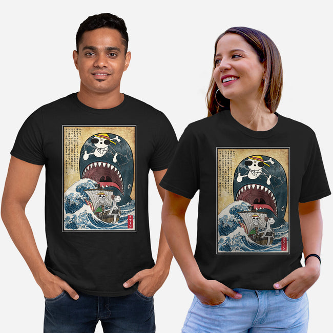 Goodbye Laboon Woodblock-Unisex-Basic-Tee-DrMonekers