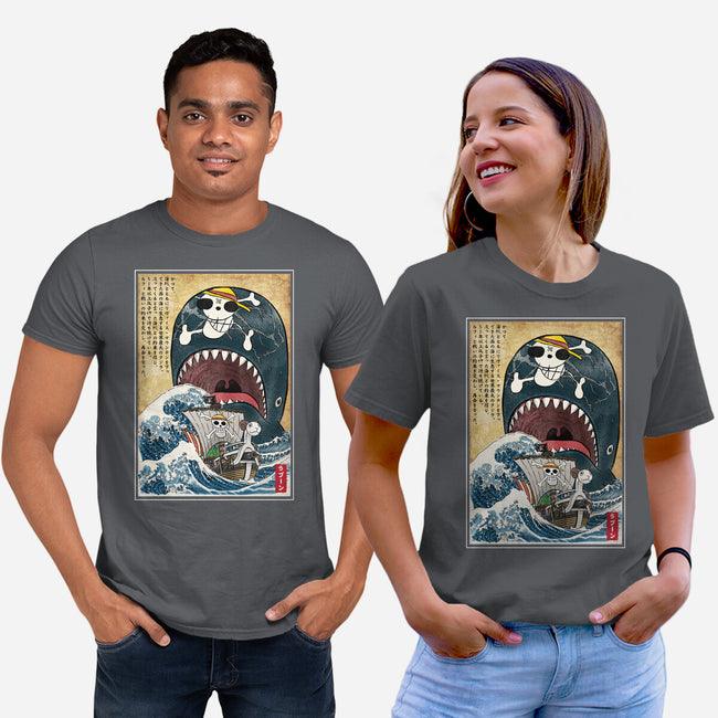Goodbye Laboon Woodblock-Unisex-Basic-Tee-DrMonekers