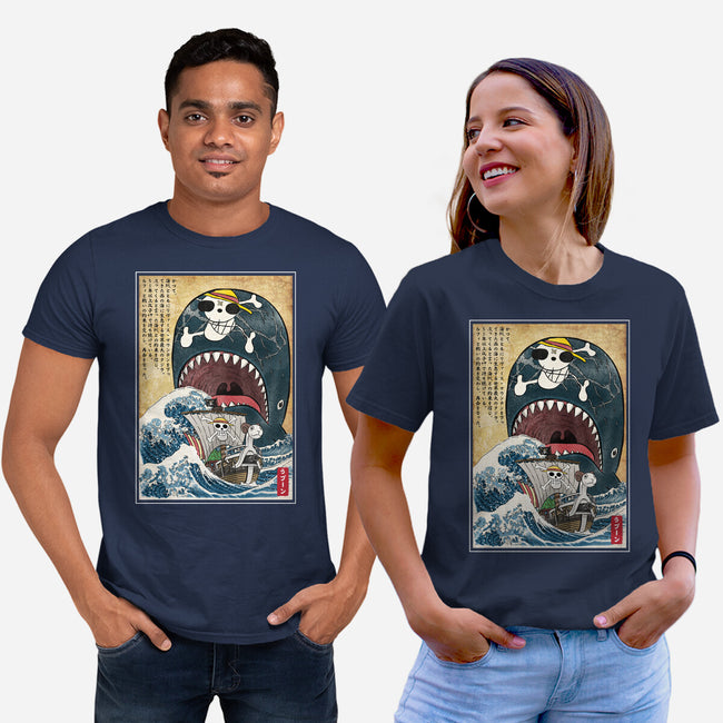 Goodbye Laboon Woodblock-Unisex-Basic-Tee-DrMonekers