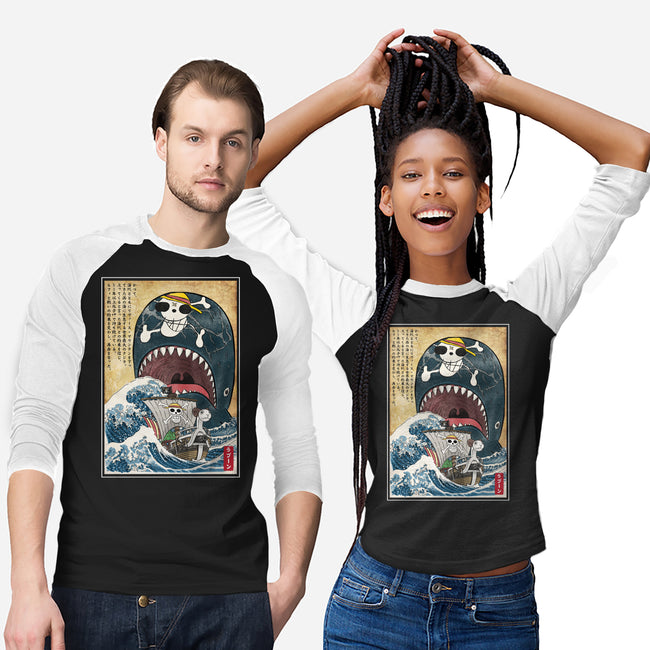 Goodbye Laboon Woodblock-Unisex-Baseball-Tee-DrMonekers