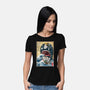 Goodbye Laboon Woodblock-Womens-Basic-Tee-DrMonekers