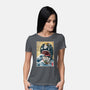 Goodbye Laboon Woodblock-Womens-Basic-Tee-DrMonekers