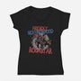 Friendly Neighborhood Rockstar-Womens-V-Neck-Tee-glitchygorilla