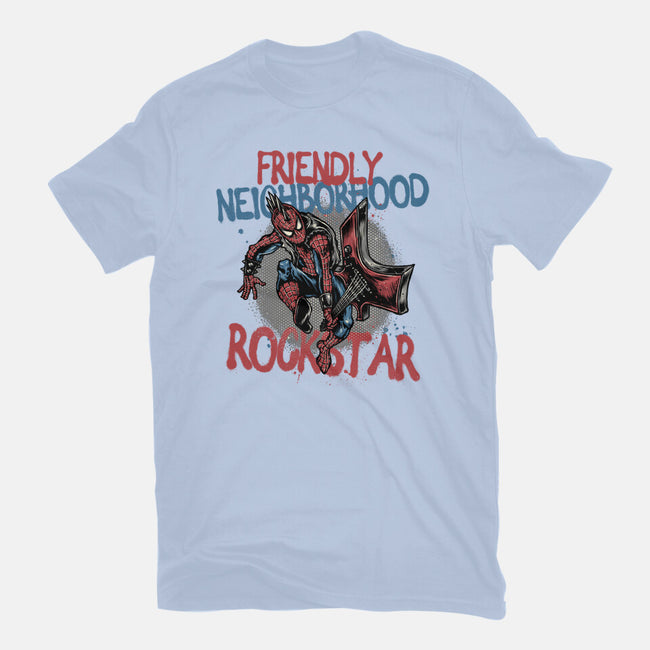 Friendly Neighborhood Rockstar-Mens-Heavyweight-Tee-glitchygorilla