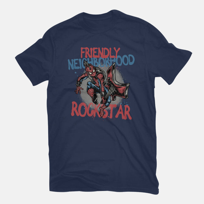 Friendly Neighborhood Rockstar-Mens-Premium-Tee-glitchygorilla