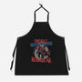 Friendly Neighborhood Rockstar-Unisex-Kitchen-Apron-glitchygorilla