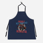 Friendly Neighborhood Rockstar-Unisex-Kitchen-Apron-glitchygorilla