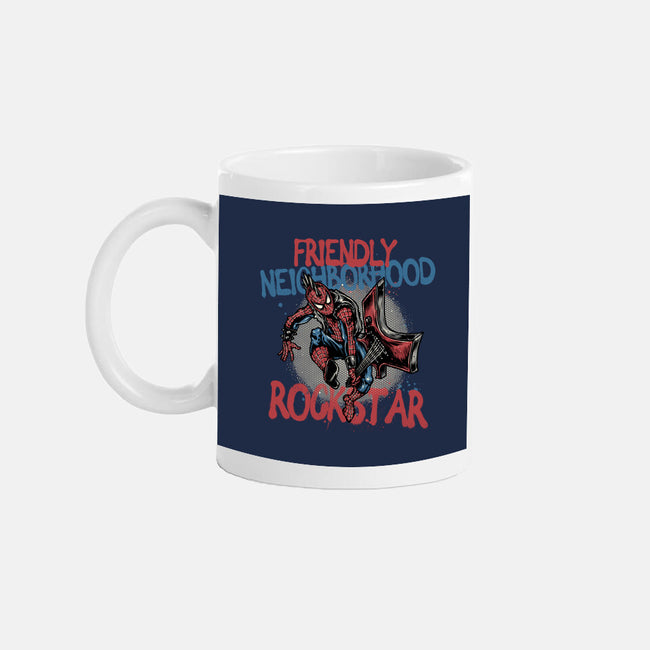 Friendly Neighborhood Rockstar-None-Mug-Drinkware-glitchygorilla