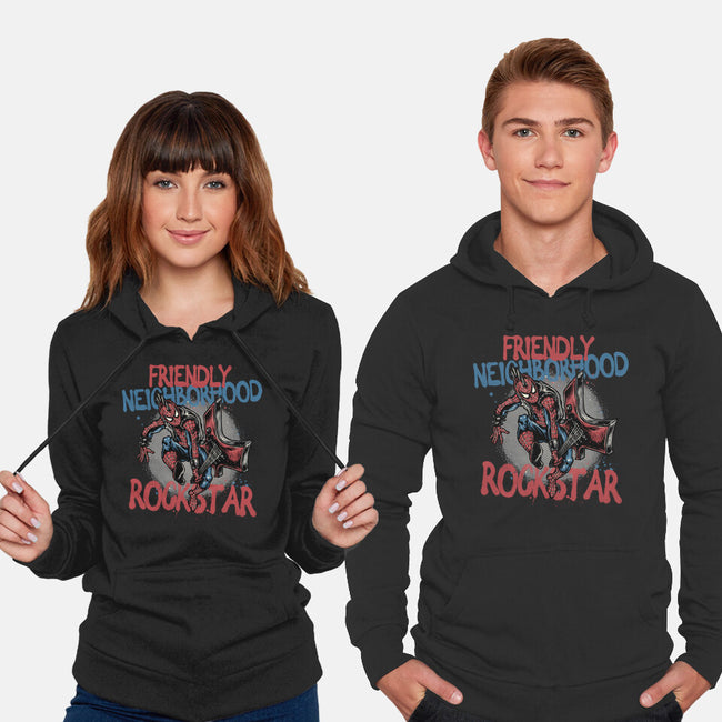 Friendly Neighborhood Rockstar-Unisex-Pullover-Sweatshirt-glitchygorilla