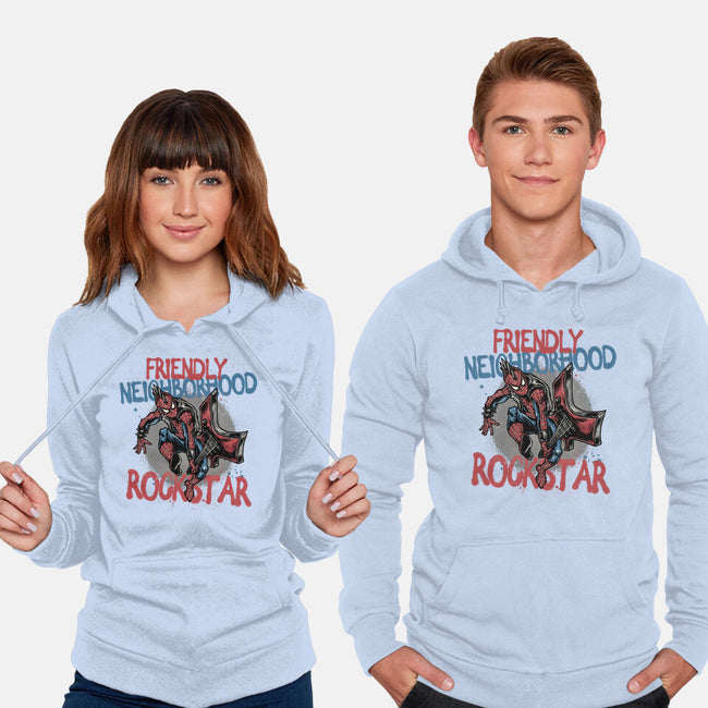 Friendly Neighborhood Rockstar-Unisex-Pullover-Sweatshirt-glitchygorilla