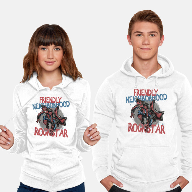 Friendly Neighborhood Rockstar-Unisex-Pullover-Sweatshirt-glitchygorilla