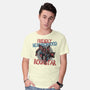 Friendly Neighborhood Rockstar-Mens-Basic-Tee-glitchygorilla
