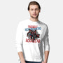 Friendly Neighborhood Rockstar-Mens-Long Sleeved-Tee-glitchygorilla