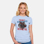 Friendly Neighborhood Rockstar-Womens-Fitted-Tee-glitchygorilla