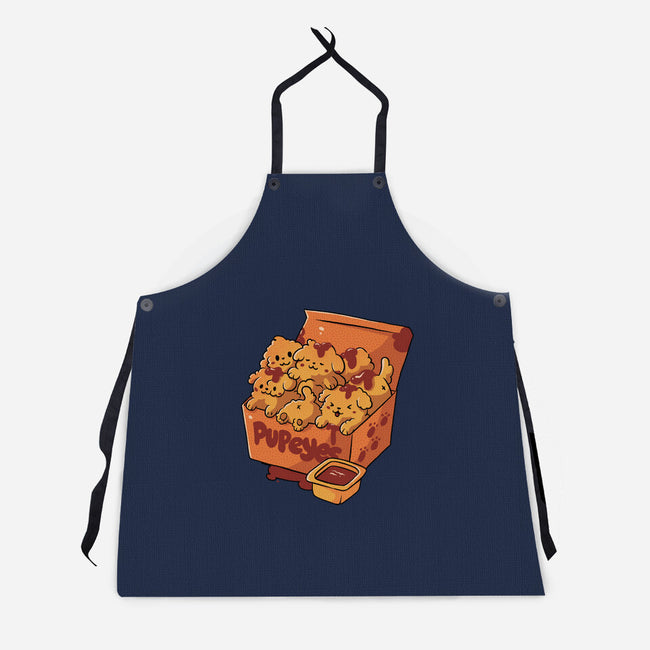 Pupeyes Cute Dogs-Unisex-Kitchen-Apron-tobefonseca