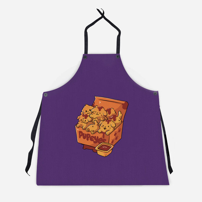 Pupeyes Cute Dogs-Unisex-Kitchen-Apron-tobefonseca