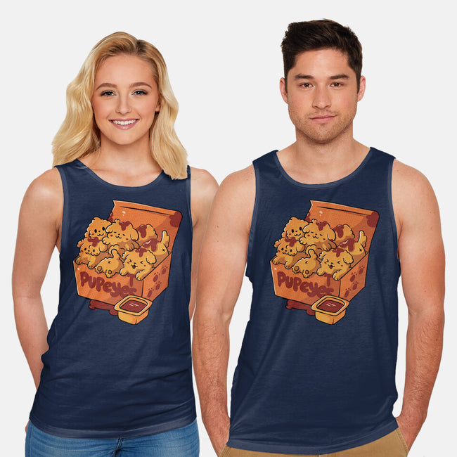 Pupeyes Cute Dogs-Unisex-Basic-Tank-tobefonseca